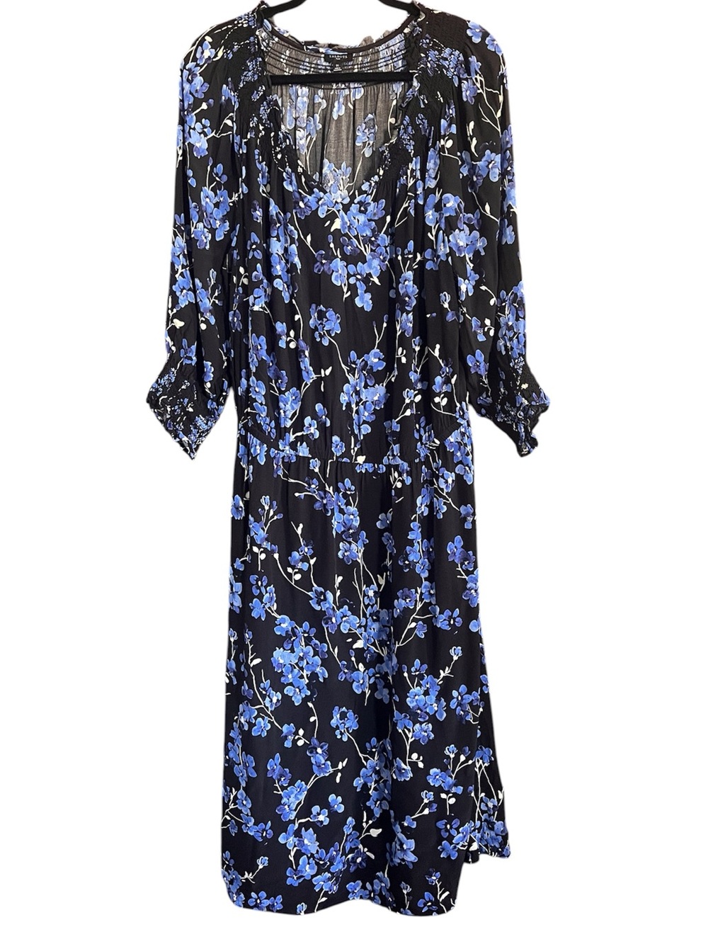Talbots Women’s Floral Midi Dress in Fragrant Lilac size 1X - Picture 2 of 10